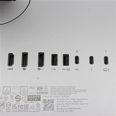 【モニタ】 HP Series 7 Pro 727pu QHD モニター / 27インチ