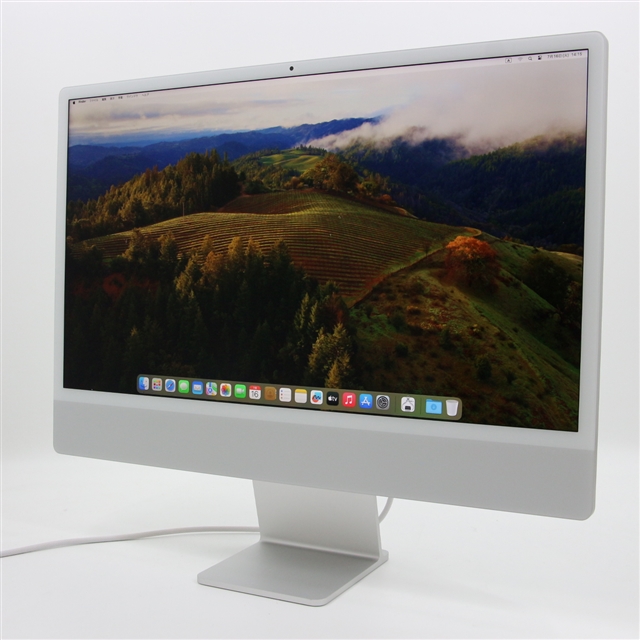 iMac (24-inch, M1, 2021) / Apple M1 / 16GB / SSD 256GB(シルバー): デスクトップ ...