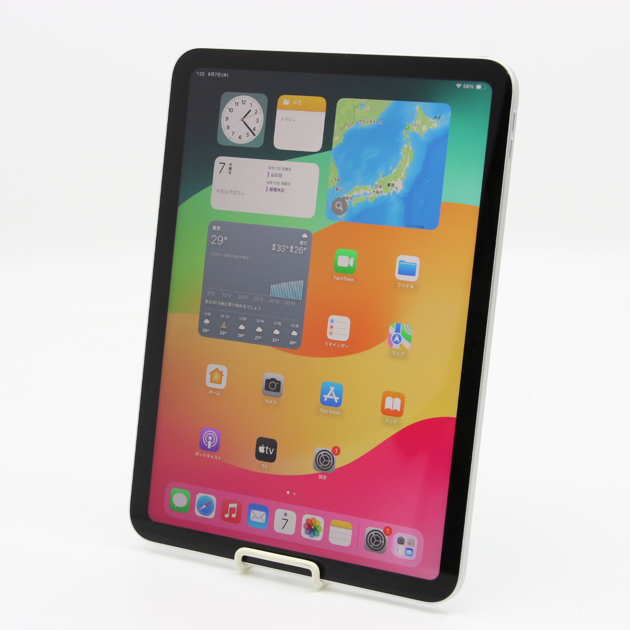 iPad (10th generation) / 64GB / 10.9-inch / シルバー