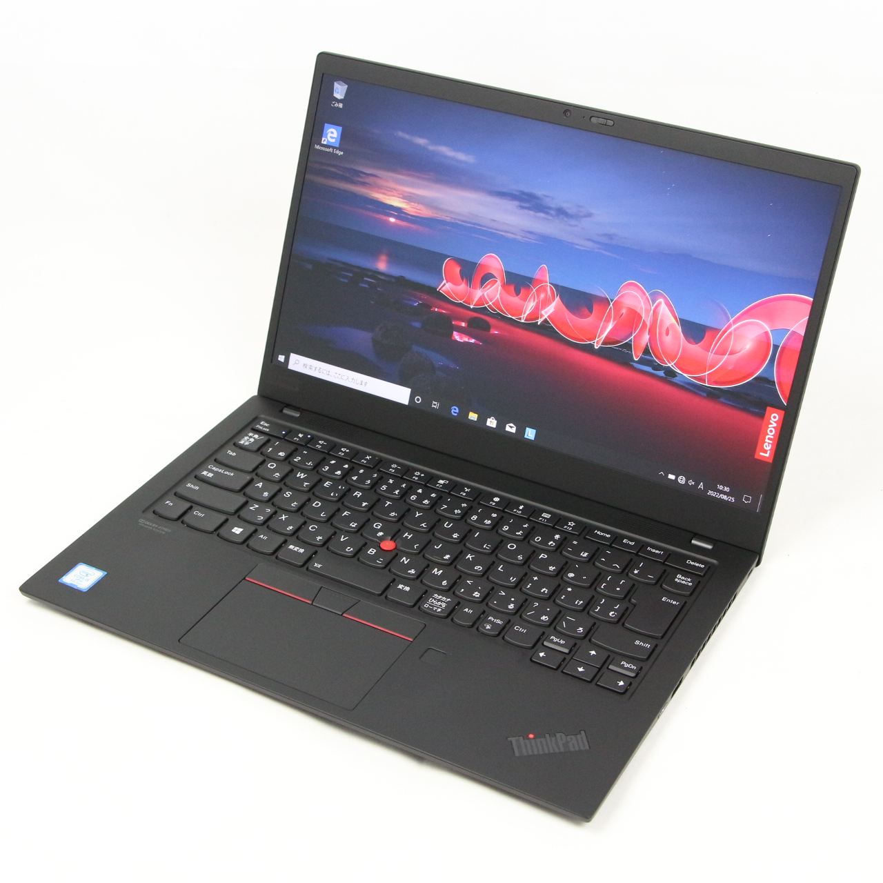 ThinkPad X1 Carbon (2019) / 14インチ / Core i5-8365U / 1.6GHz / 8GB / SSD 256GB