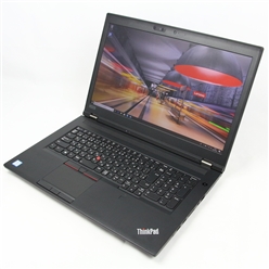ThinkPad P72 / 17.3インチ / 6コア Xeon E-2176M / 2.7GHz / 32GB / SSD 512GB + HDD 500GB