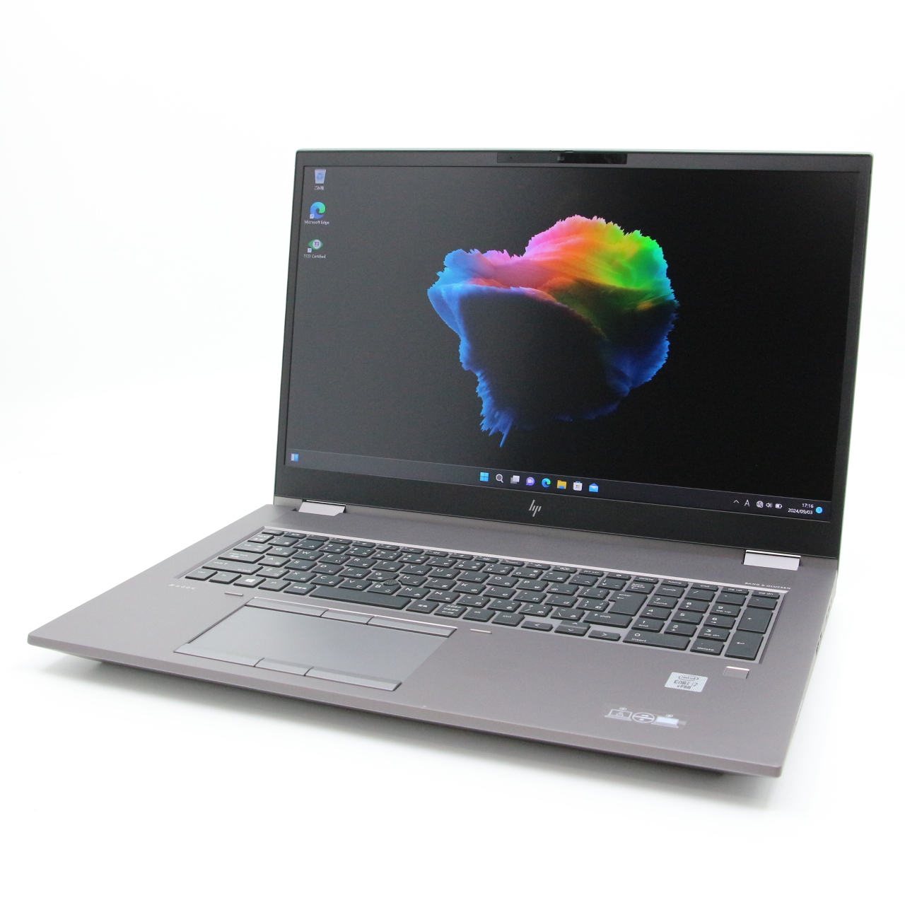 【Win11】 ZBook Fury 17 G7 Mobile Workstation / 17.3インチ / 6C Core i7-10850H / 2.7GHz / 64GB / SSD 1TB / SSD 2TB