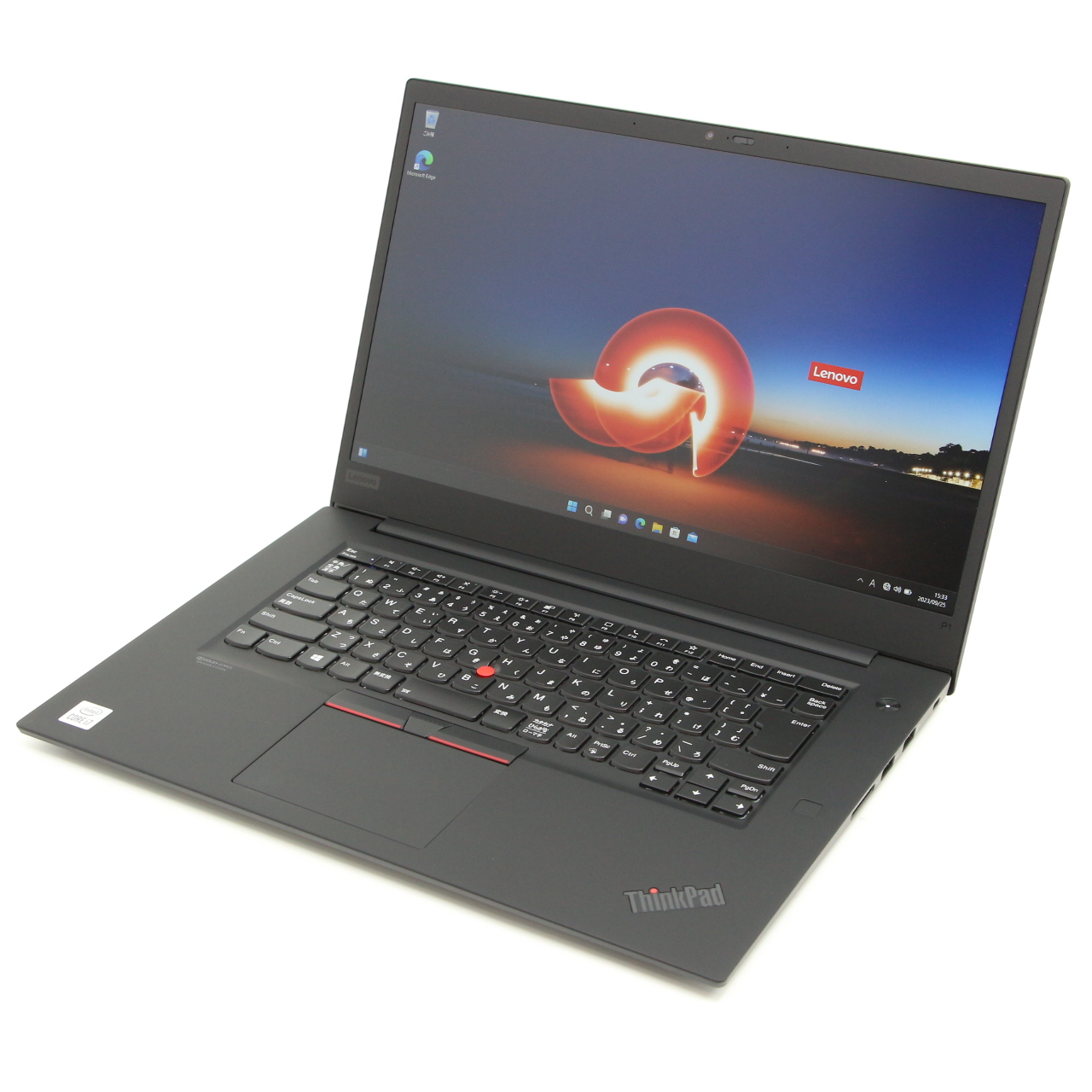 【Win11】 ThinkPad P1 Gen3 / 15.6インチ / 6コア Core i7-10750H / 2.6GHz / 32GB / SSD 512GB