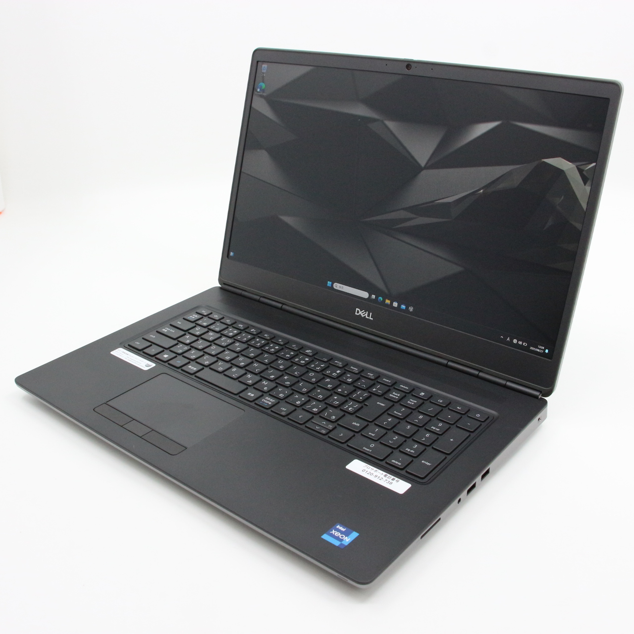 【Win11】 Precision 7760 / 17.3インチ / 12C Xeon W-11855M / 最大4.9GHz / 32GB / SSD 1TB