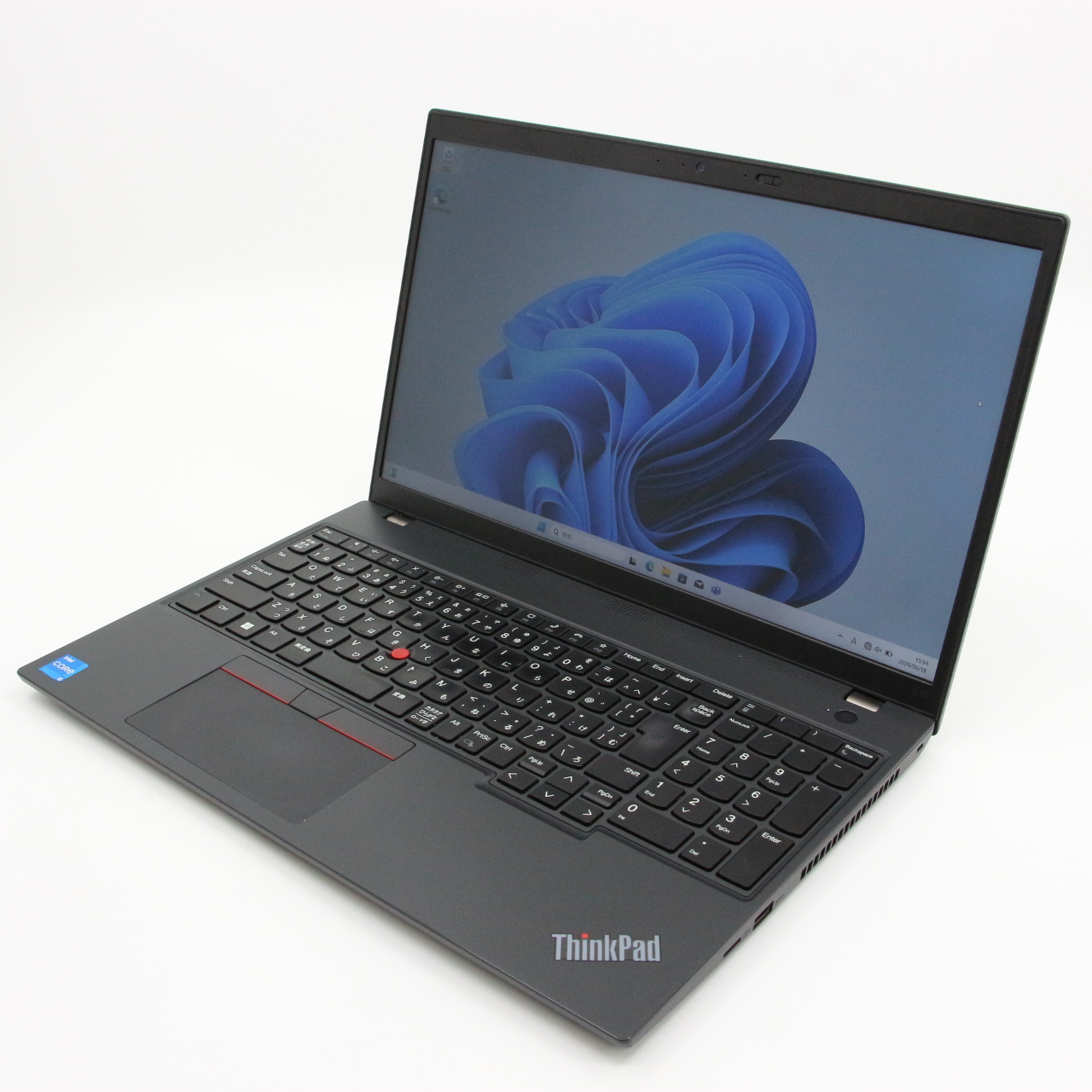 ThinkPad L15 Gen3 / 15.6インチ / Core i5-1235U / 最大4.4GHz / 16GB / SSD 256GB