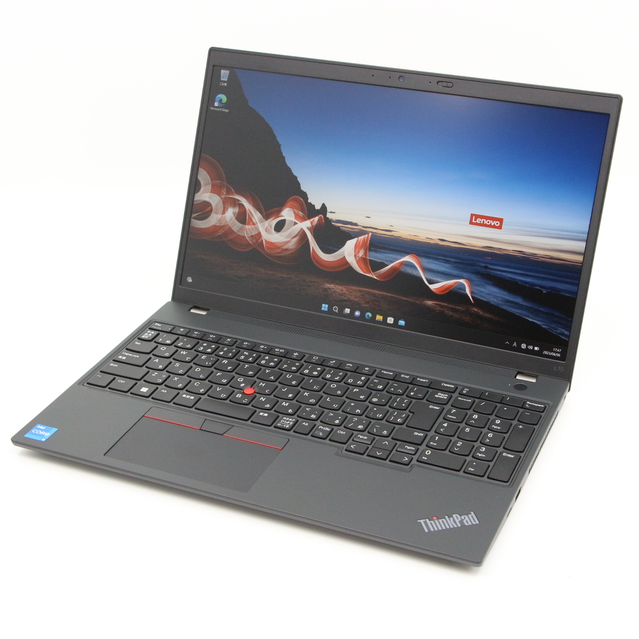 ThinkPad L15 Gen3 / 15.6インチ / Core i5-1245U / 最大4.4GHz / 16GB / SSD 256GB
