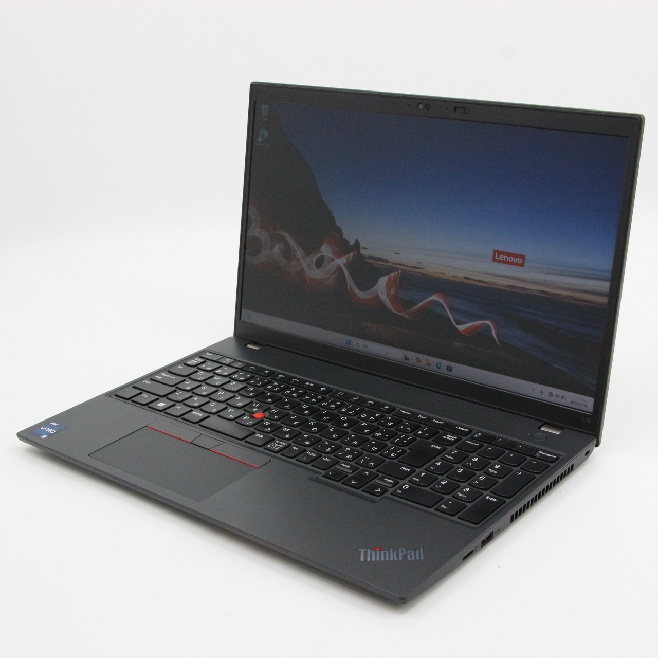 ThinkPad L15 Gen3 / 15.6インチ / Core i5-1245U / 最大4.4GHz / 16GB / SSD 256GB