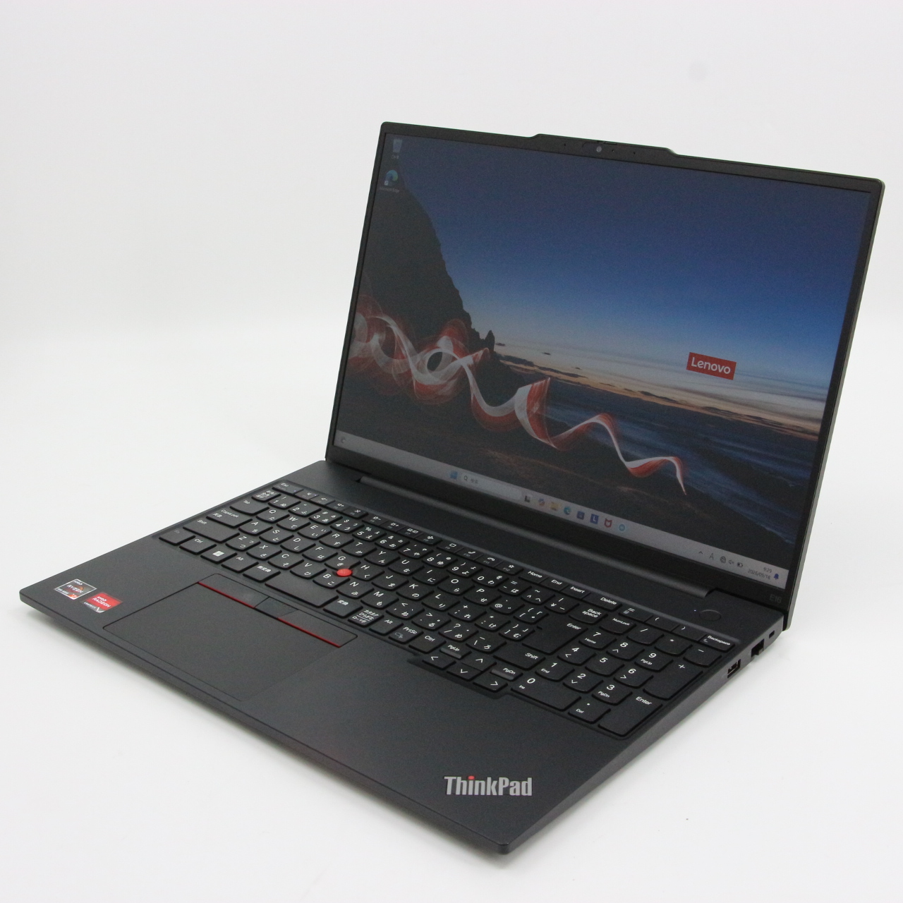 ThinkPad E16 Gen1 / 16インチ / AMD Ryzen 7 7730U / 最大4.5GHz / 16GB / SSD 512GB