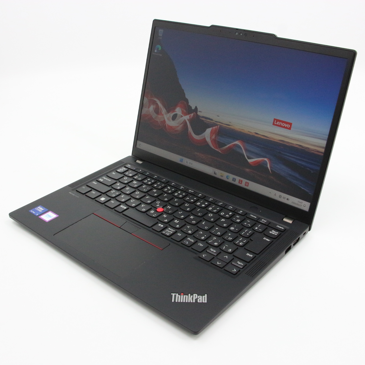 ThinkPad X13 Gen5 / 13.3インチ / Core Ultra 5 125U / 最大4.3GHz / 16GB / SSD 512GB